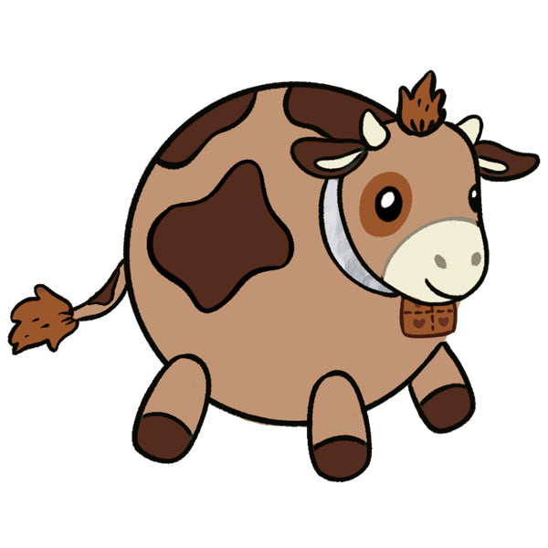 Mini Squishable Chocolate Cow