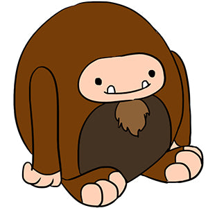 Mini Squishable Bigfoot