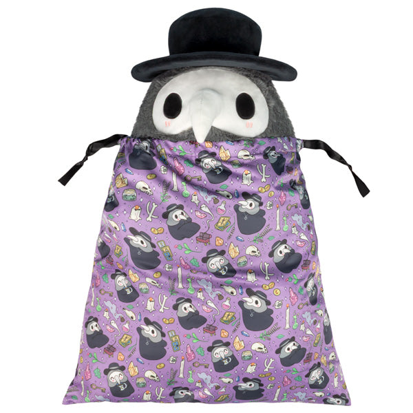 DIY Doctor Plague Drawstring Gift Bag - Large