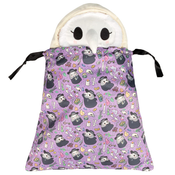 DIY Doctor Plague Drawstring Gift Bag - Small