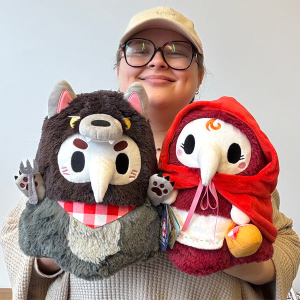 Red Squishable Mini Squishable Red Riding Hood & Wolf Plague Set - Squishable