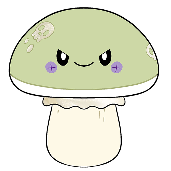 Mini Squishable Deathcap Mushroom