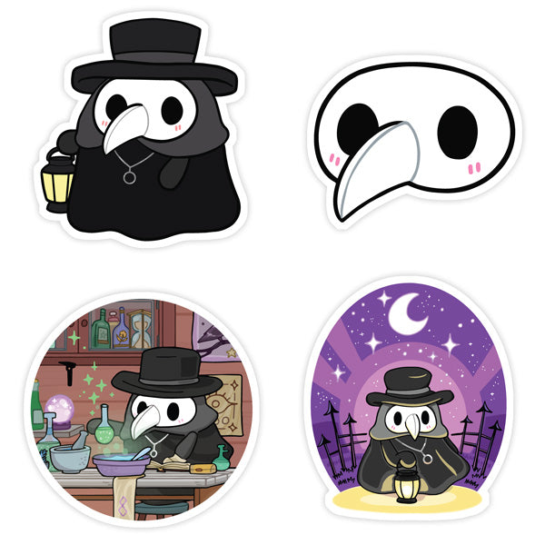 Doctor Plague Assortment Heavy-Duty Stickers